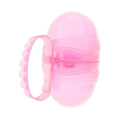 Portachupetes Doble Rosa