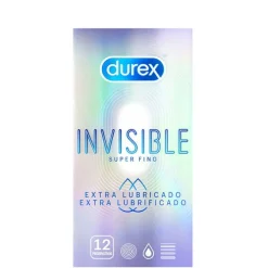Preservativos Invisible Extra Lubricado