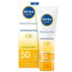 Protección Facial Antimanchas Q10 SPF50