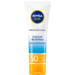 Protección Facial Control Brillos SPF50