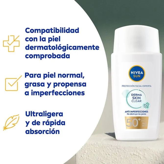 Protección Facial Derma Skin Clear SPF50+