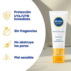 Protección Facial Sensitive SPF50