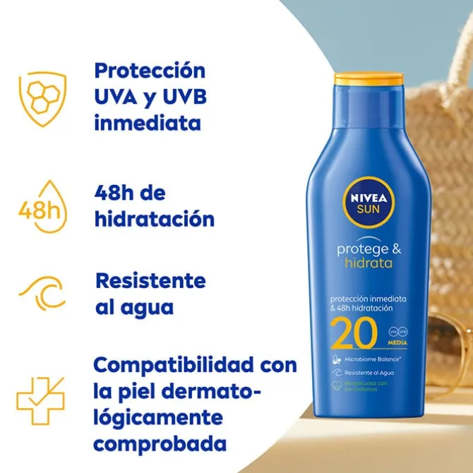 Protege & Hidrata Loción Solar SPF20