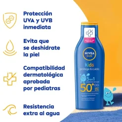 Protege & Juega Loción Solar Niños SPF50+