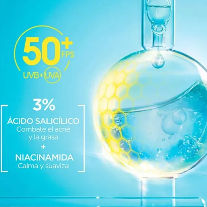 Pure Active Fluido Anti-Imperfecciones SPF50+