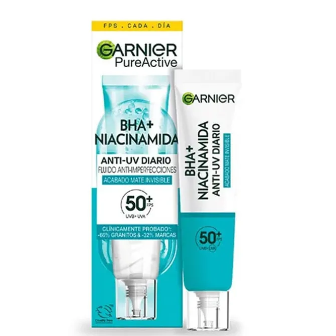 Pure Active Fluido Anti-Imperfecciones SPF50+