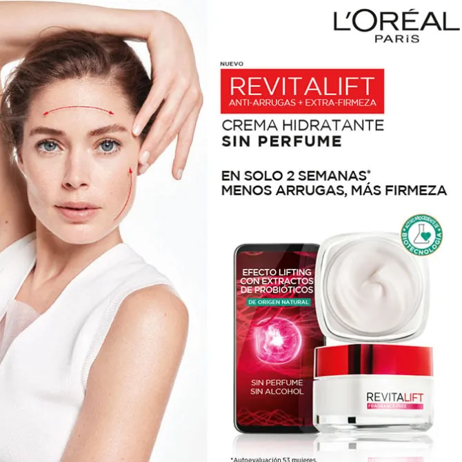 Revitalift Crema Día Sin Perfume