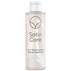 SATIN CARE Gel Limpiador y Depilación 2 en 1
