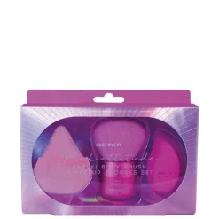 Set Brocha Kabuki y Esponjas Pink Attitude Collection