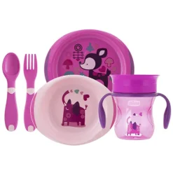 Set de Comida Rosa 12 Meses+
