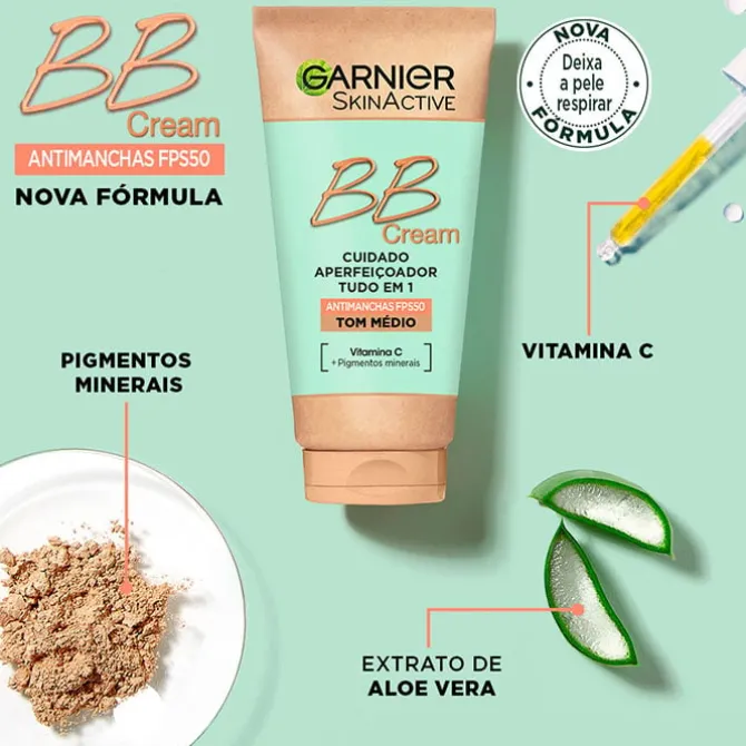 Skin Active BB Cream Anti-Manchas SPF50