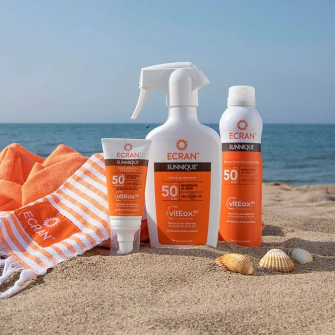 Sunnique Fluido Protector Cara y Escote SPF50+