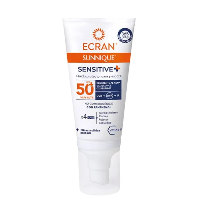 Sunnique Sensitive Fluido Facial SPF50+