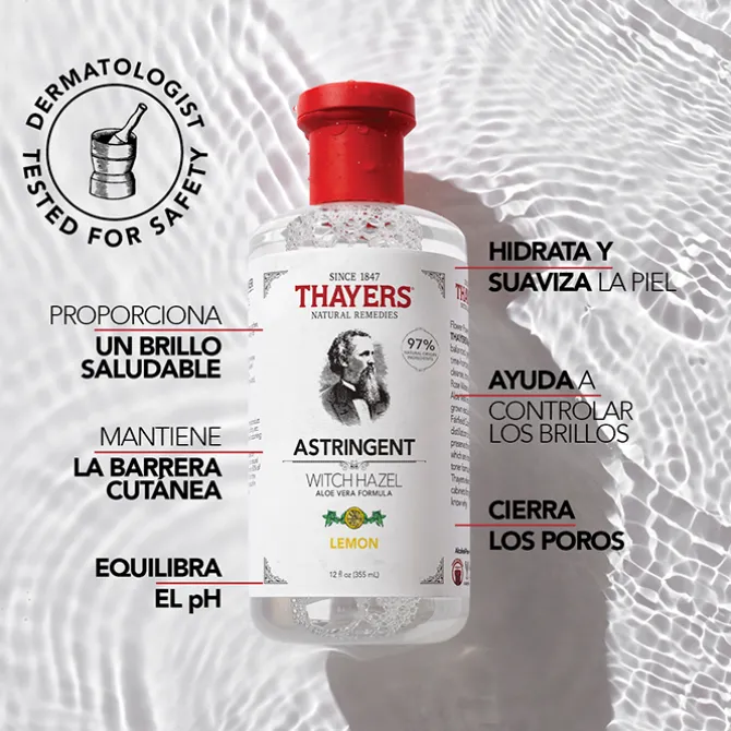 Tónico Astringente Limón - Aloe Vera & Witch Hazel
