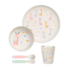 Vajilla 5 Piezas Melamina Wild Alpacas