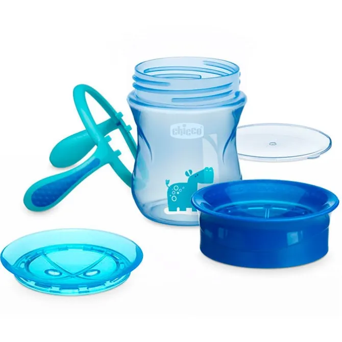 Vaso Evolutivo Perfect 360º Mix&Match Azul 12 Meses+