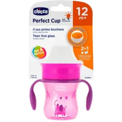 Vaso Evolutivo Perfect 360º Mix&Match Rosa 12 Meses+