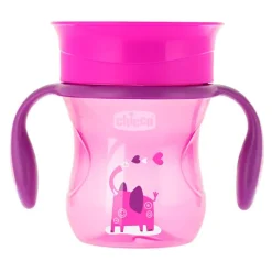 Vaso Evolutivo Perfect 360º Mix&Match Rosa 12 Meses+