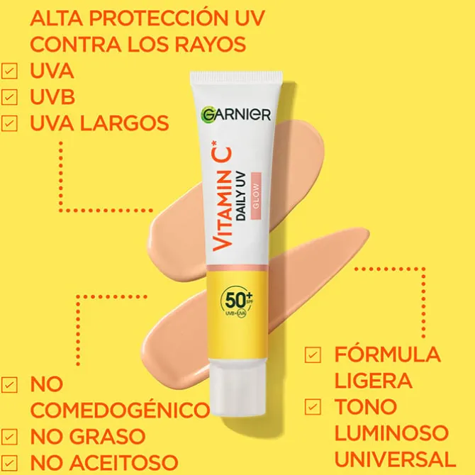 Vitamina C Fluido Antimanchas Anti-UV Glow SPF50+