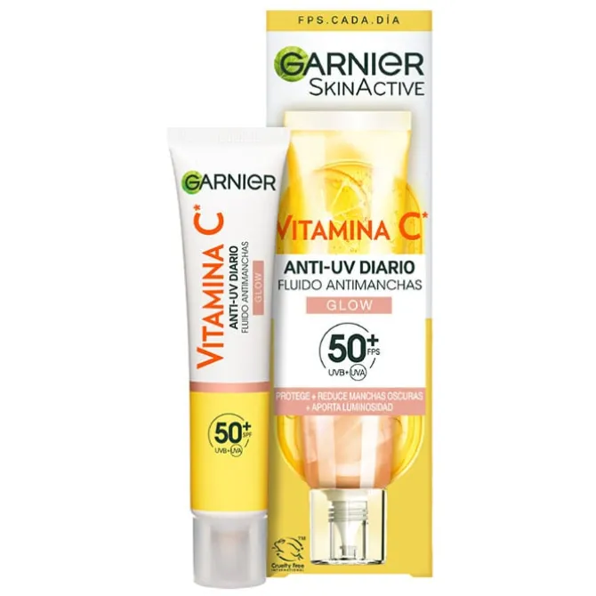 Vitamina C Fluido Antimanchas Anti-UV Glow SPF50+